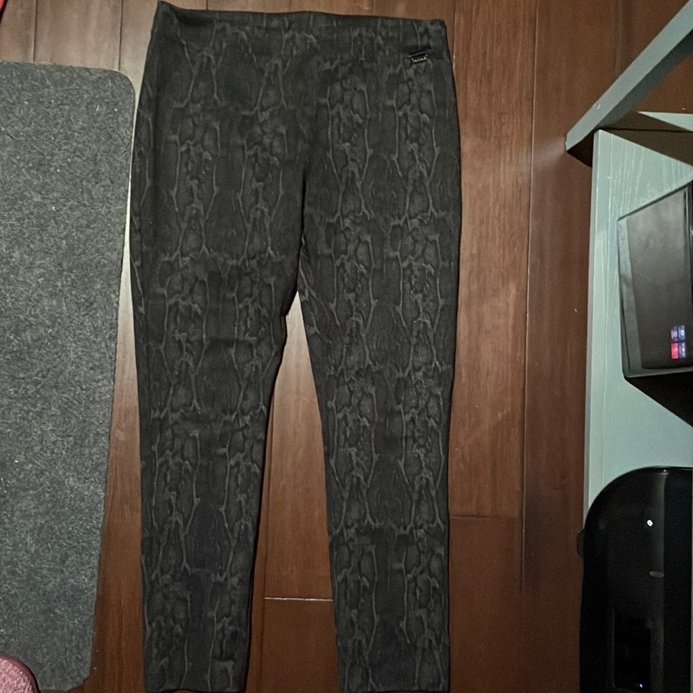 Calvin Klein large snakeskin print pants